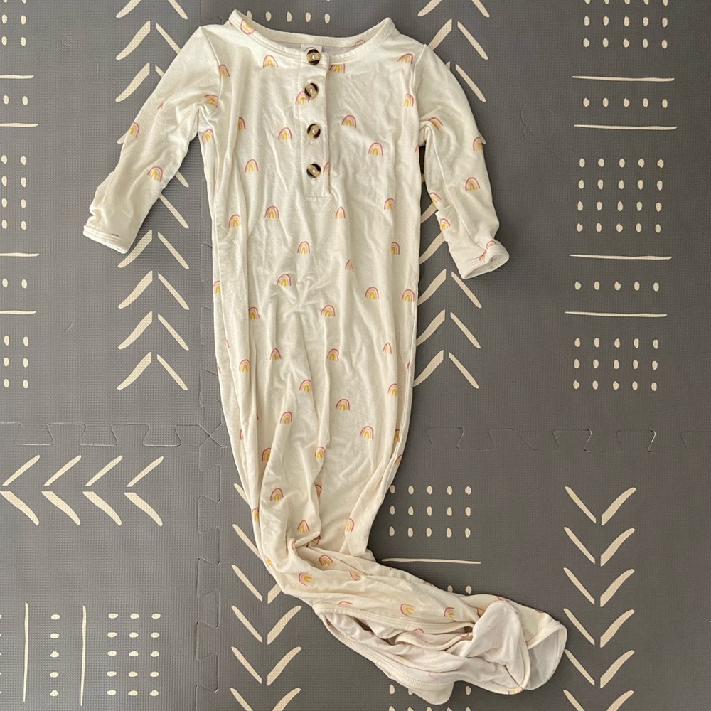Lou Lou & Company rainbow gown 3-6 months